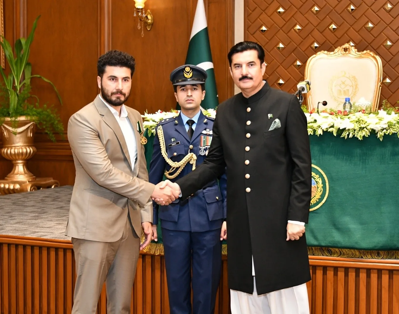 Pakistani Rescue Hero Muhammad Ali Swati Honoured with Tamgha-i-Imtiaz in Peshawar
